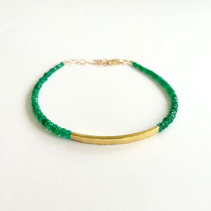 Emerald bracelet