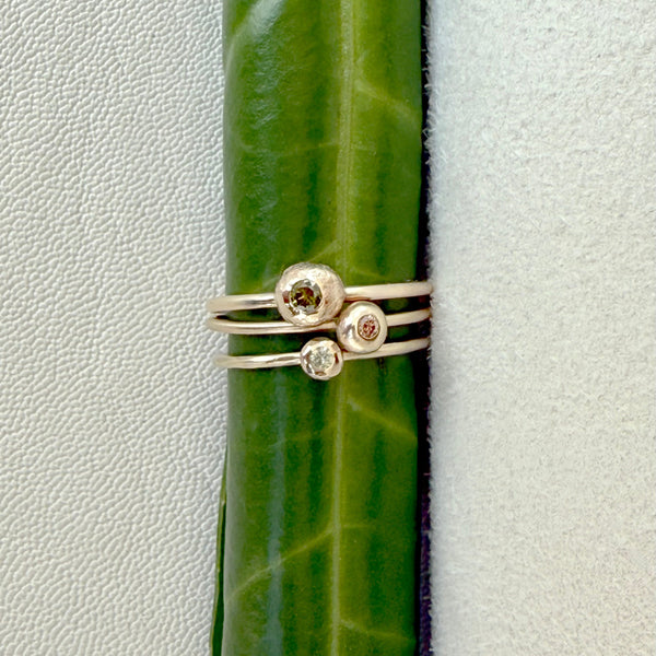 Green Diamond ring